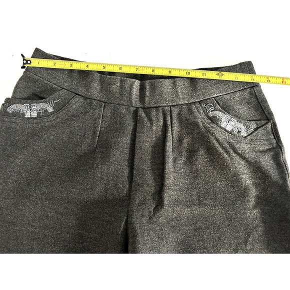 Salvatore Ferragamo | GTO Women's Black Pull On Straight Sweatpants Size 40 - Picture 5 of 8